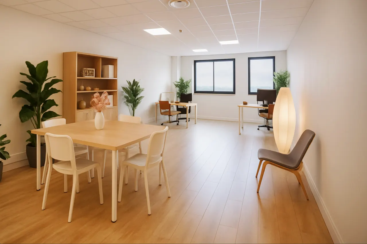 Bureau privatif numéro 56 à Montpellier Garosud, espace professionnel équipé pour activité tertiaire